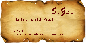 Steigerwald Zsolt névjegykártya